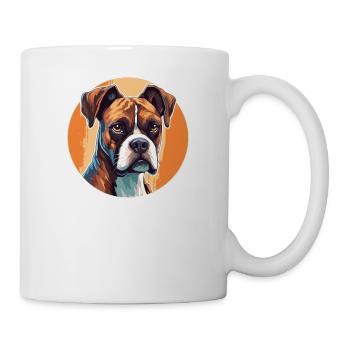 Boxer Race Chien Boxer Accessoires Chiens Propriétaires De Chiens - Mug blanc - blanc - Droite