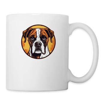Boxer Race Chien Boxer Accessoires Chiens Propriétaires De Chiens - Mug blanc - blanc - Droite