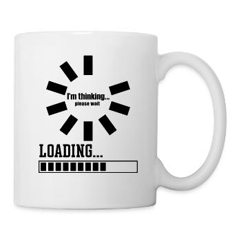 Im thinking please wait its Loading I Think - Mug - white - Right