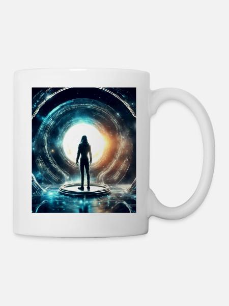 Weltall - Tasse - Weiß