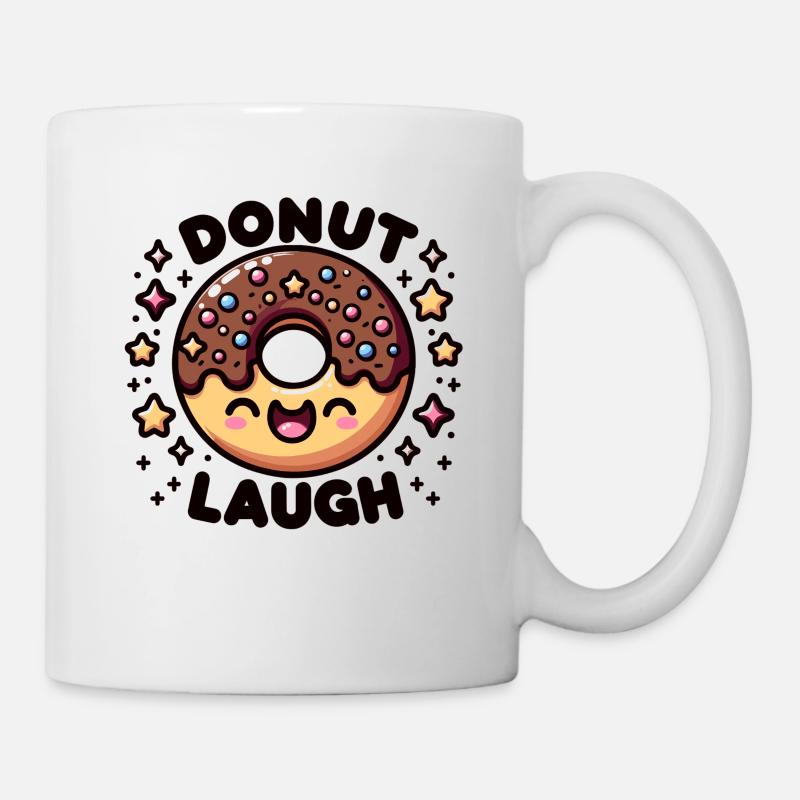 Donut laugh, don't laugh - Mug - white