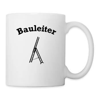 Bauleiter Baustelle Baustellen lustig - Tasse - Weiß - Rechts