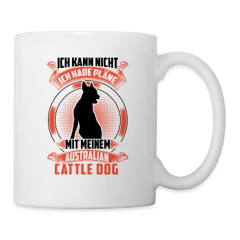 Australian Cattle Dog ich kann nicht - Tasse - Weiß - Rechts
