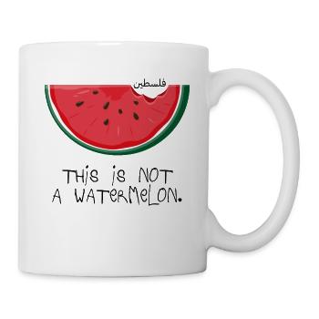 Free Palestine This is not a Watermelon Free Gaza - Mug - white - Right