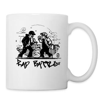 Urban Street Hop-Hop: Ein Rap-Battle - Tasse - Weiß - Rechts