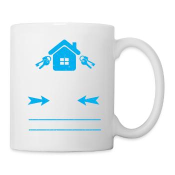 Cadeau d’agent immobilier pour agent immobilier - Mug blanc - blanc - Droite