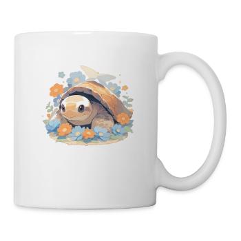 Turtle Baby Turtle Armored Lizard Lizard - Mug - white - Right