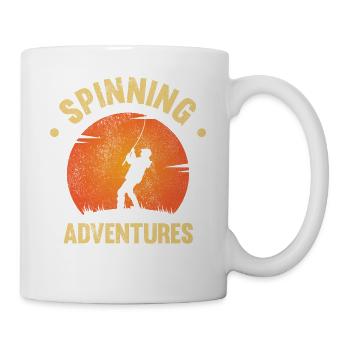 Fishing, Angler, Fisherman Fishing and Pike Fishing - Mug - white - Right