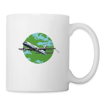 My First Airplane Ride Vacation Trip Solo - Mug - white - Right