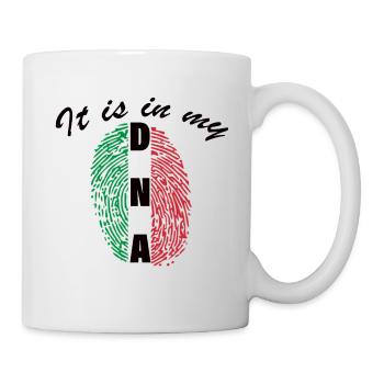 Italiener, Italienisch, Typisch, DNA - Tasse - Weiß - Rechts