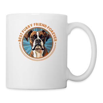 Boxer-Hunderasse Hundehalter lustige Sprüche - Tasse - Weiß - Rechts