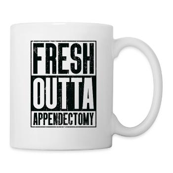 Fresh Outta Surgery - Appendectomy - Mug - white - Right