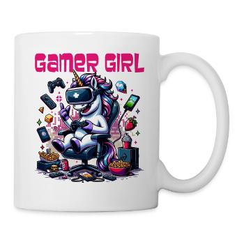 Gamer Girl Gaming & Gamer Femmes & Filles - Mug blanc - blanc - Droite