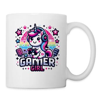 Gamer Girl Gaming & Gamer Femmes & Filles - Mug blanc - blanc - Droite