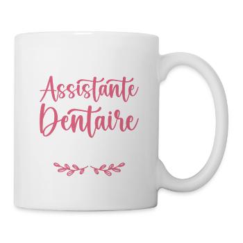 Je suis Assistante Dentaire qui Déchire - Mug blanc - blanc - Droite