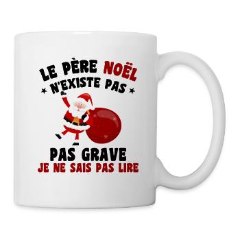 Le Père Noël N'existe Pas - Mug blanc - blanc - Droite