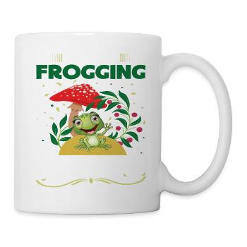 I´m so Frogging Happy - Tasse - Weiß - Rechts