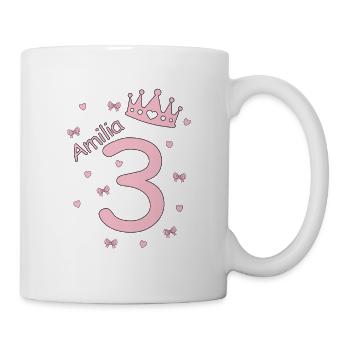 Amilia's third birthday - Mug - white - Right