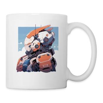 Roboter - Tasse - Weiß - Rechts