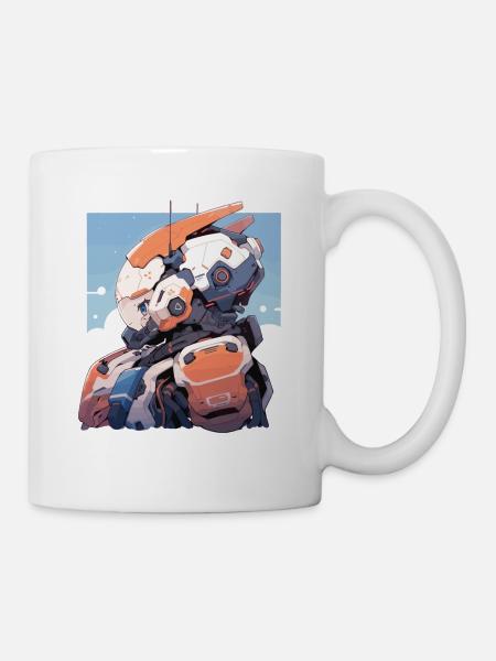 Roboter - Tasse - Weiß