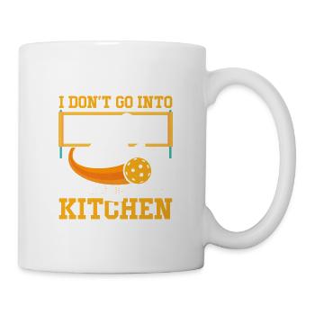 Don't Worry Pickleball Paddle Kitchen - Tasse - Weiß - Rechts