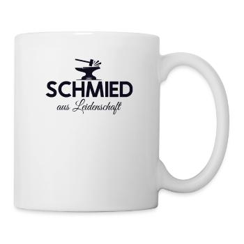 Schmied Aus Leidenschaft Kunstschmied Blacksmith - Tasse - Weiß - Rechts
