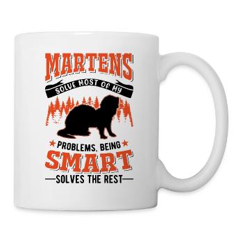 Marten Gift Mink Badger Pine Marten - Mug - white - Right