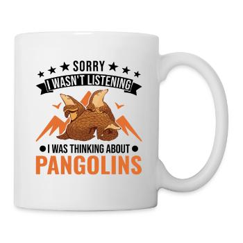 Cadeau Pangolin Pangolin - Mug blanc - blanc - Droite