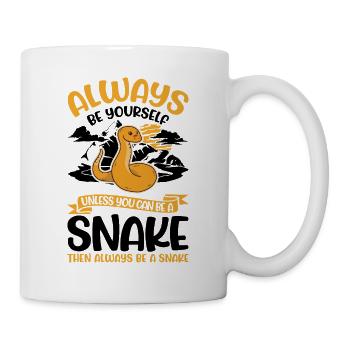 Always Be Yourself Snake Schlange - Mug - white - Right