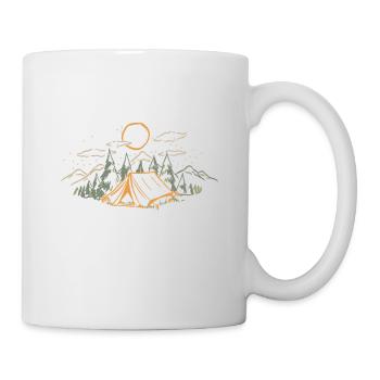 Camping Cadeau Campfire Nature Camper - Mug blanc - blanc - Droite