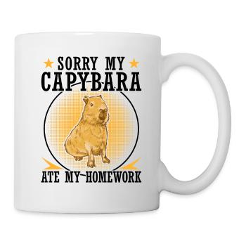 Capybara Saying Capybara South America - Mug - white - Right