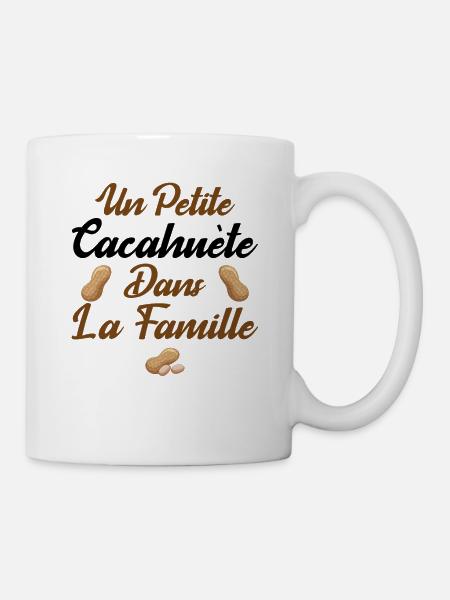 Bébé Petite Cacahuète Je T'aime - Mug blanc - blanc