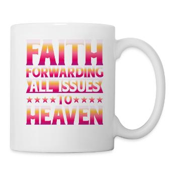 La foi transmet tous les problèmes au ciel 5 - Mug blanc - blanc - Droite