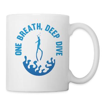 Scuba Diving, Scuba Diving, Holiday Sea Diver - Mug - white - Right