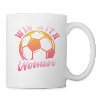 Women's Soccer, Women's Soccer, Women's Soccer - Mug - white - Right