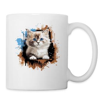 Poupée de chiffon - Mug blanc - blanc - Droite