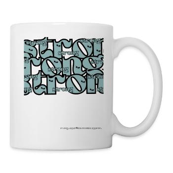 allsexy 777 *superlative ambition apparell* strong - Tasse - Weiß - Rechts