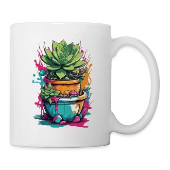 Urban Streetwear Succulents Plants Splendor - Mug - white - Right
