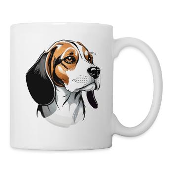 Beagle Streetwear Style Dog Lover Design - Mug - white - Right