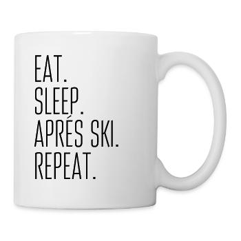 Après-ski - Mug blanc - blanc - Droite