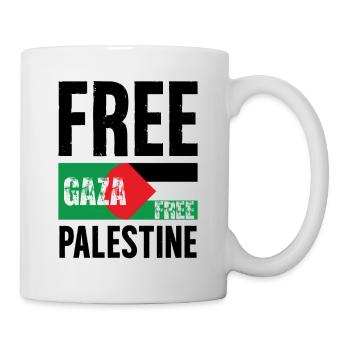 Libérez Gaza Libérez la Palesine - Mug blanc - blanc - Droite