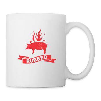 BBQ Pulled Pork Schwein Grill - Tasse - Weiß - Rechts