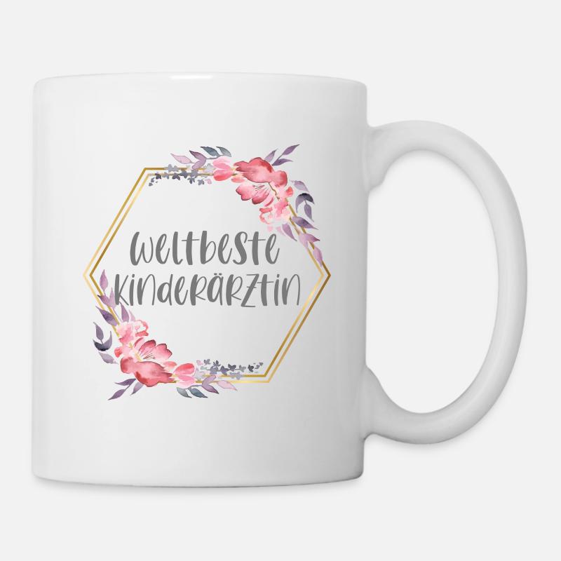 Kinderärztin Ärztin Doktorin Beruf Geschenk - Tasse - Weiß