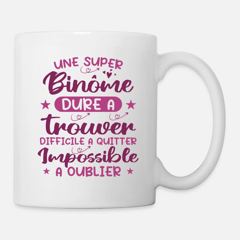 Super Binôme - Fête des mères - Mug blanc - blanc