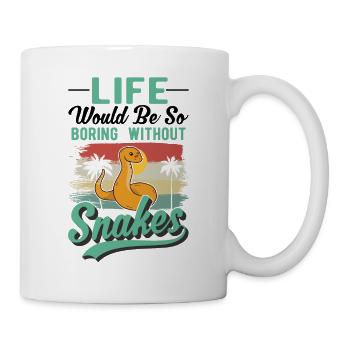 Snake Owner Snake Lover - Mug - white - Right