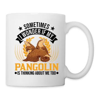 Cadeau Pangolin Pangolin - Mug blanc - blanc - Droite