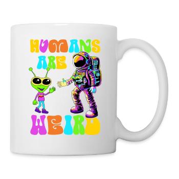 Alien, OVNI, UAP, Espace, Objet volant de l’espace - Mug blanc - blanc - Droite