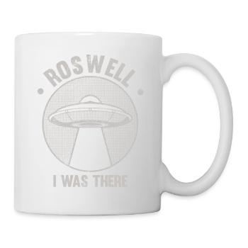 Alien, UFO, UAP, Space, Weltraum Flugobjekt - Tasse - Weiß - Rechts