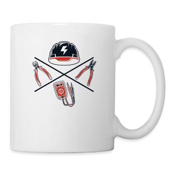 Ingénieur électricien Électricien Électronicien - Mug blanc - blanc - Droite