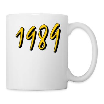 BIRTHDAY YEAR 1989 - Mug - white - Right